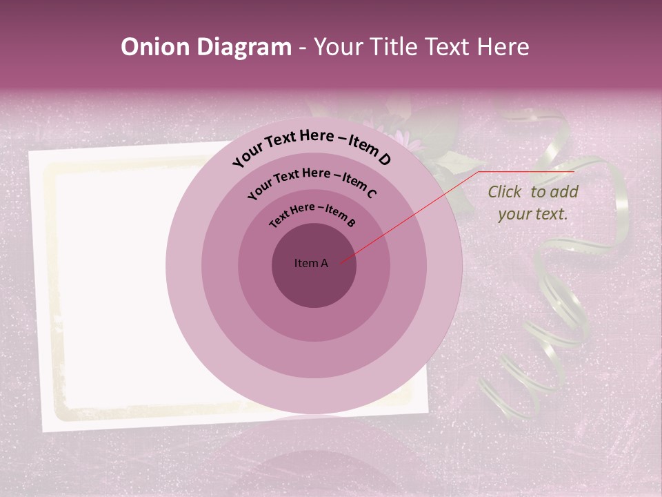 Pink Nature Album PowerPoint Template