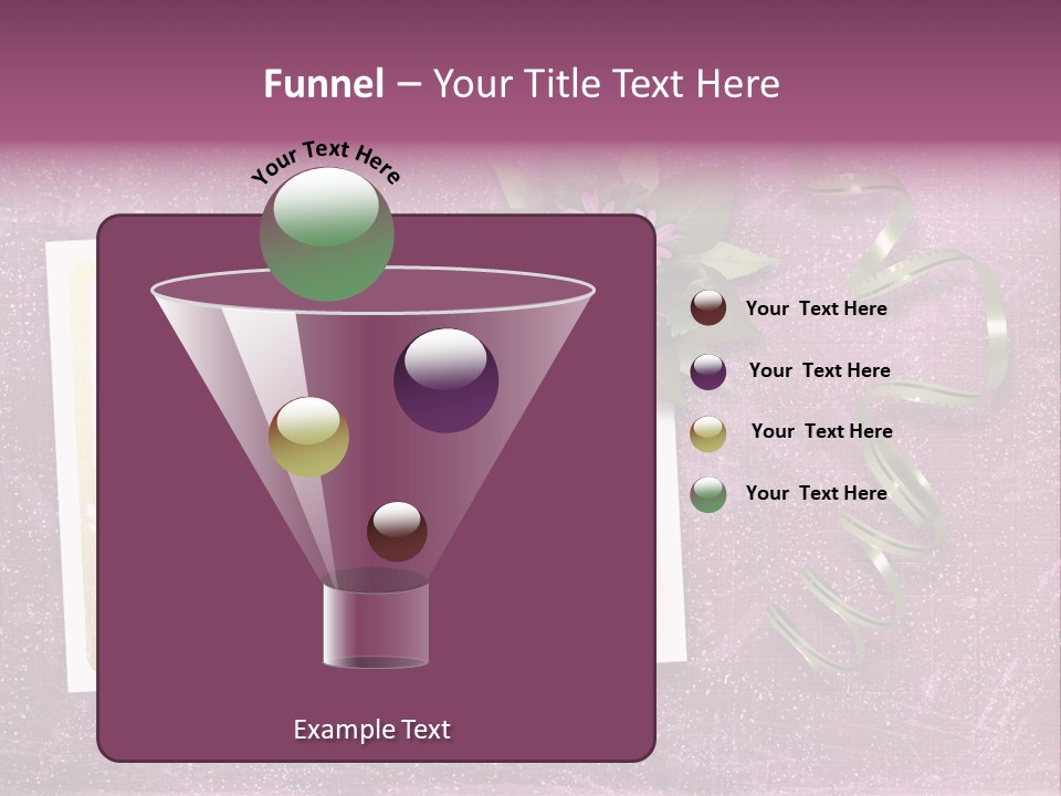 Pink Nature Album PowerPoint Template