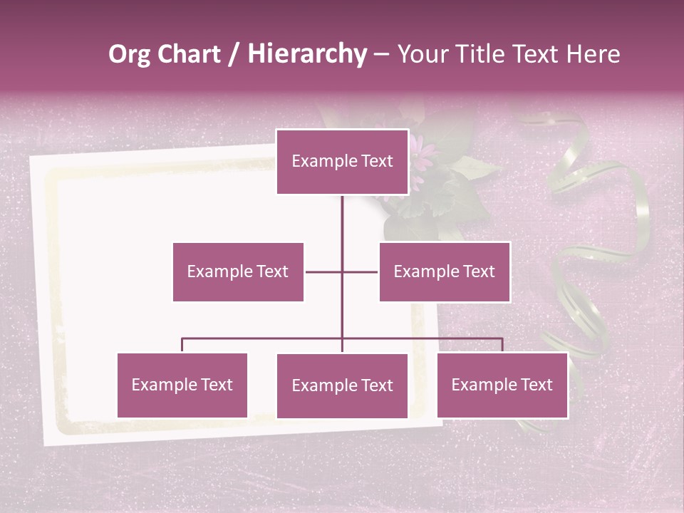 Pink Nature Album PowerPoint Template