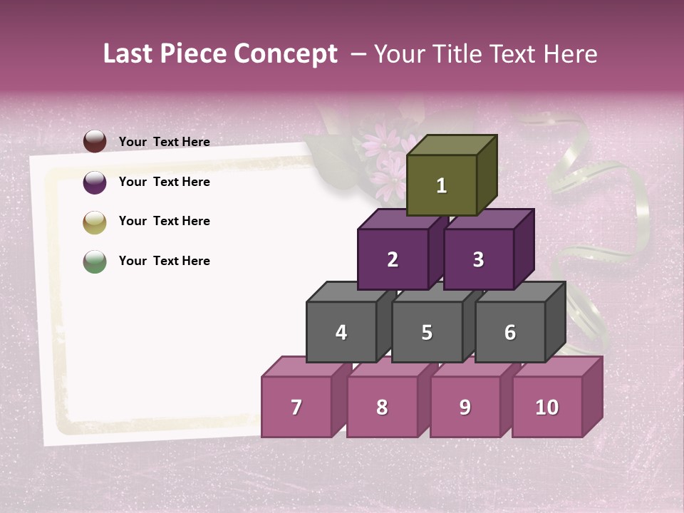 Pink Nature Album PowerPoint Template