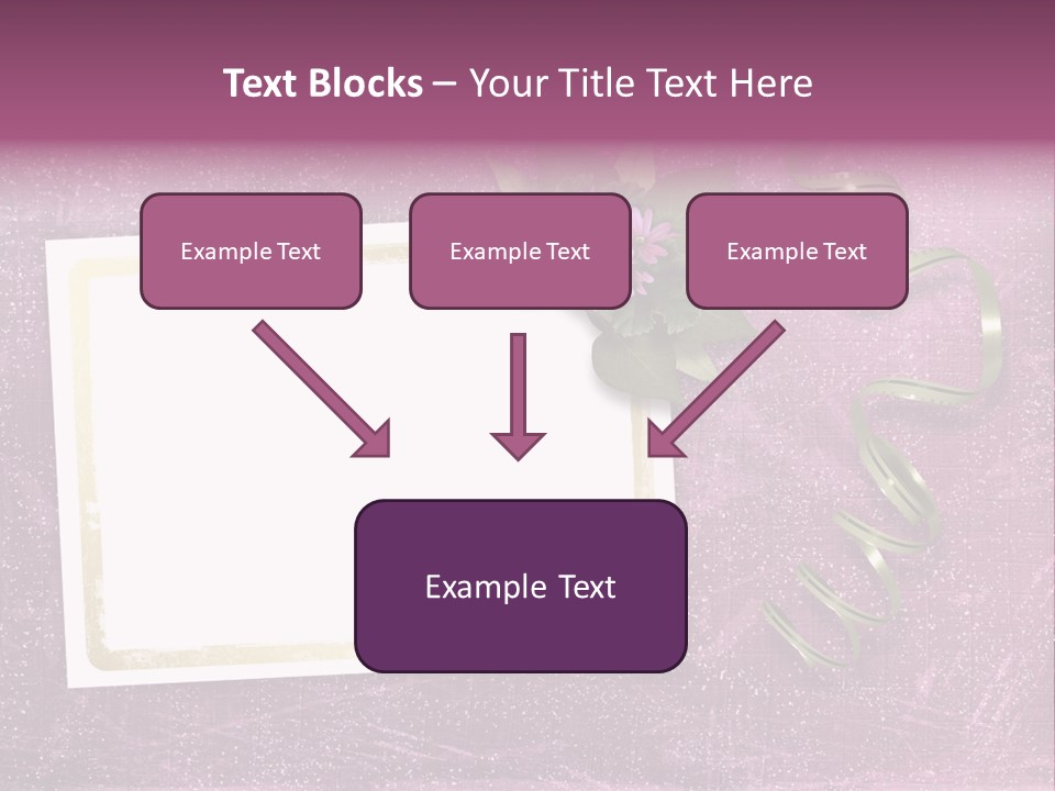 Pink Nature Album PowerPoint Template