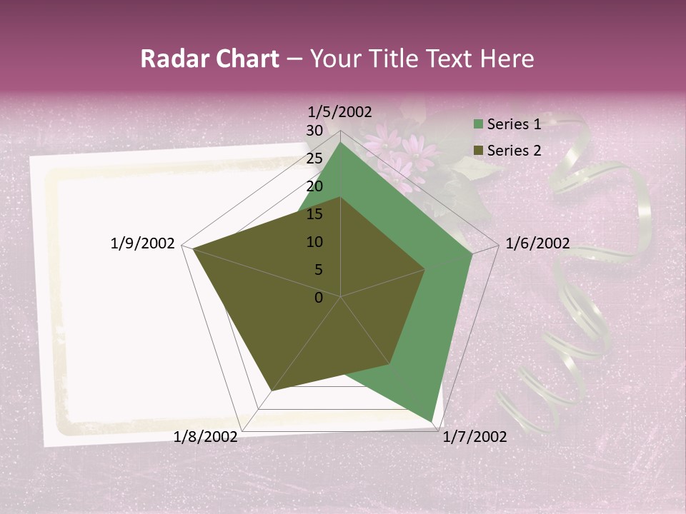 Pink Nature Album PowerPoint Template