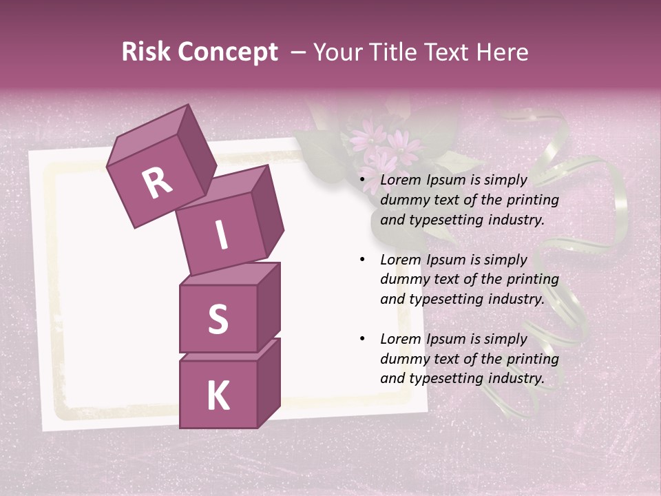 Pink Nature Album PowerPoint Template