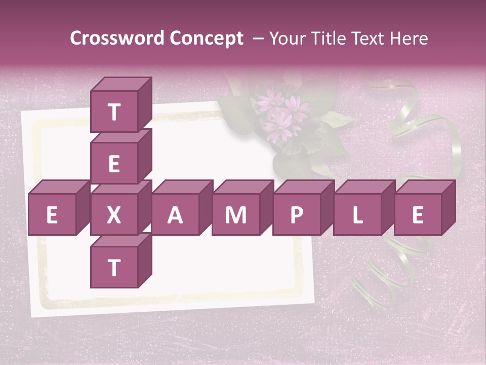 Pink Nature Album PowerPoint Template