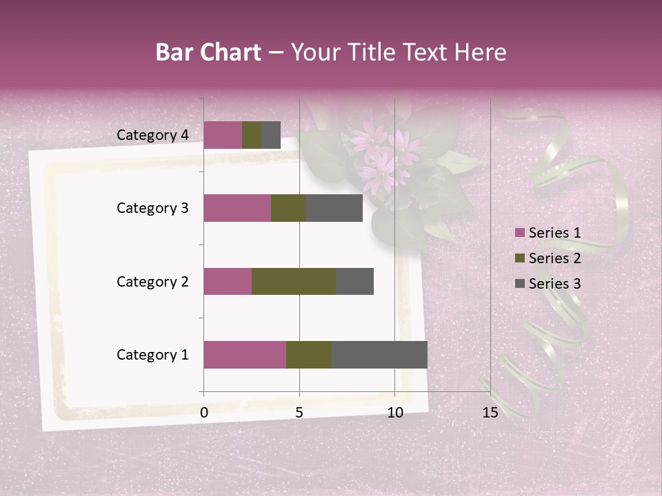 Pink Nature Album PowerPoint Template