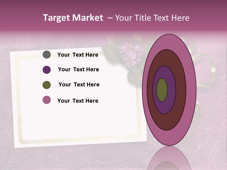 Pink Nature Album PowerPoint Template