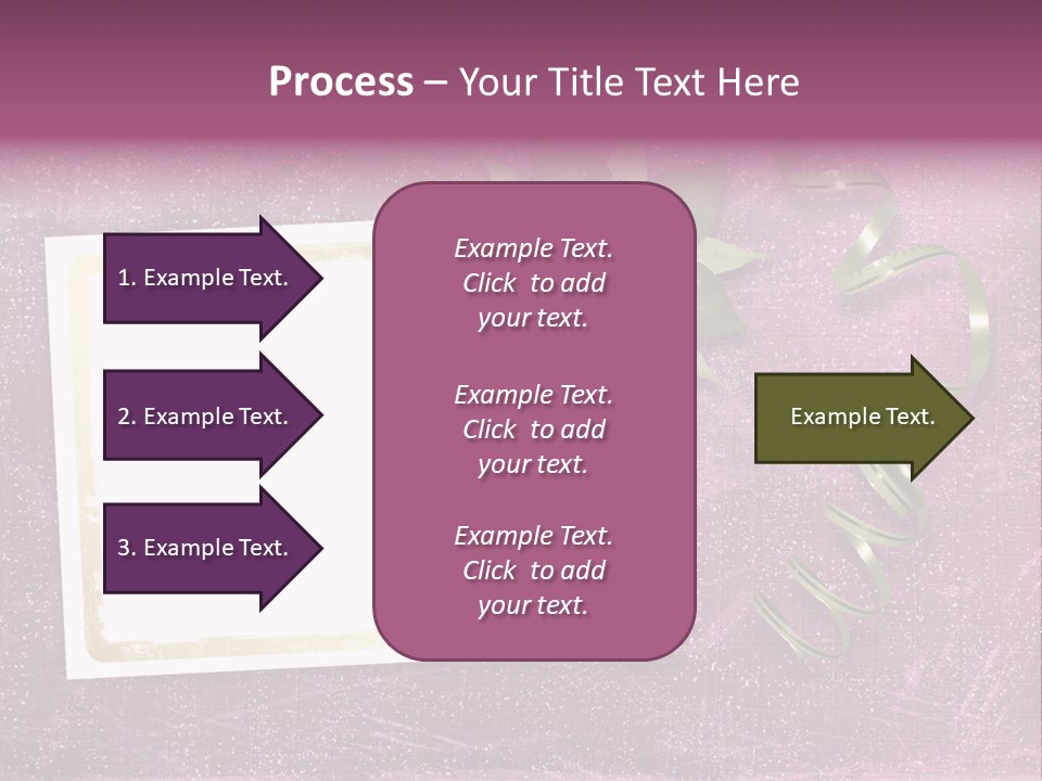 Pink Nature Album PowerPoint Template