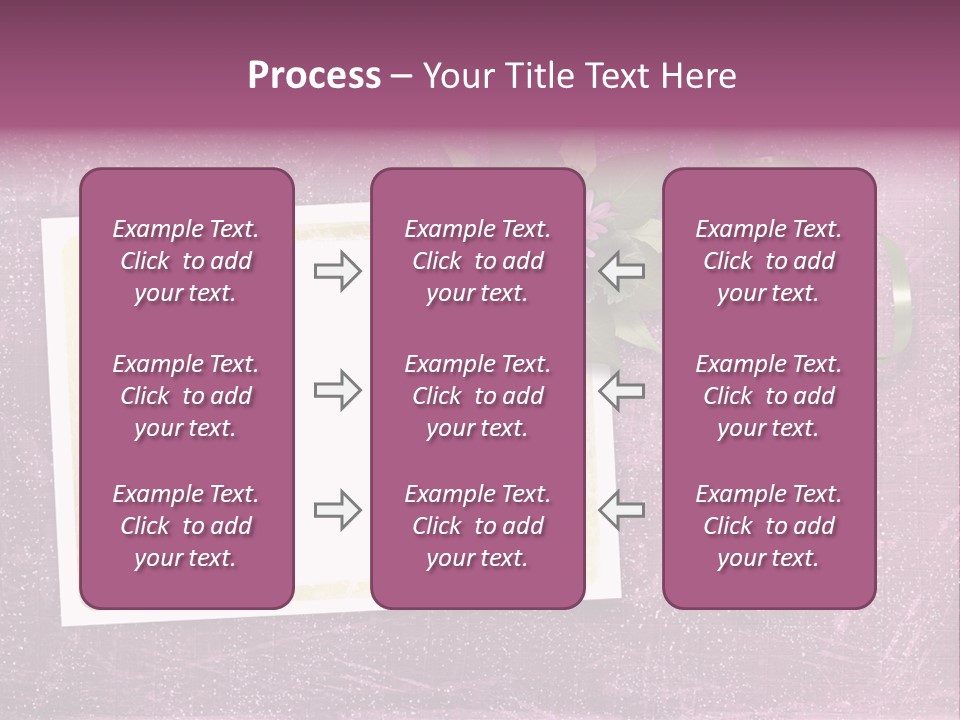 Pink Nature Album PowerPoint Template