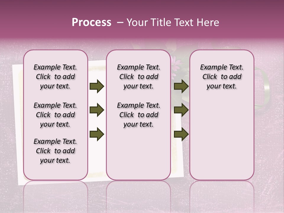 Pink Nature Album PowerPoint Template
