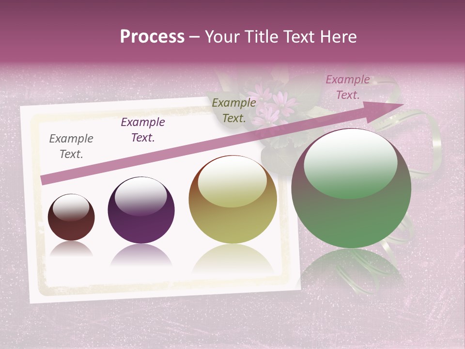 Pink Nature Album PowerPoint Template