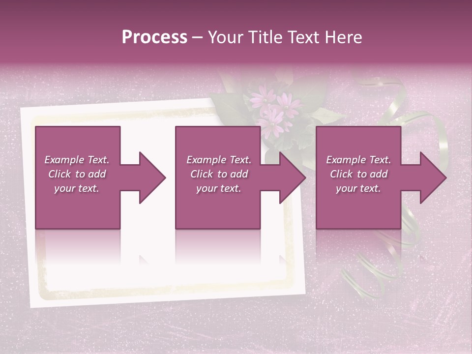 Pink Nature Album PowerPoint Template