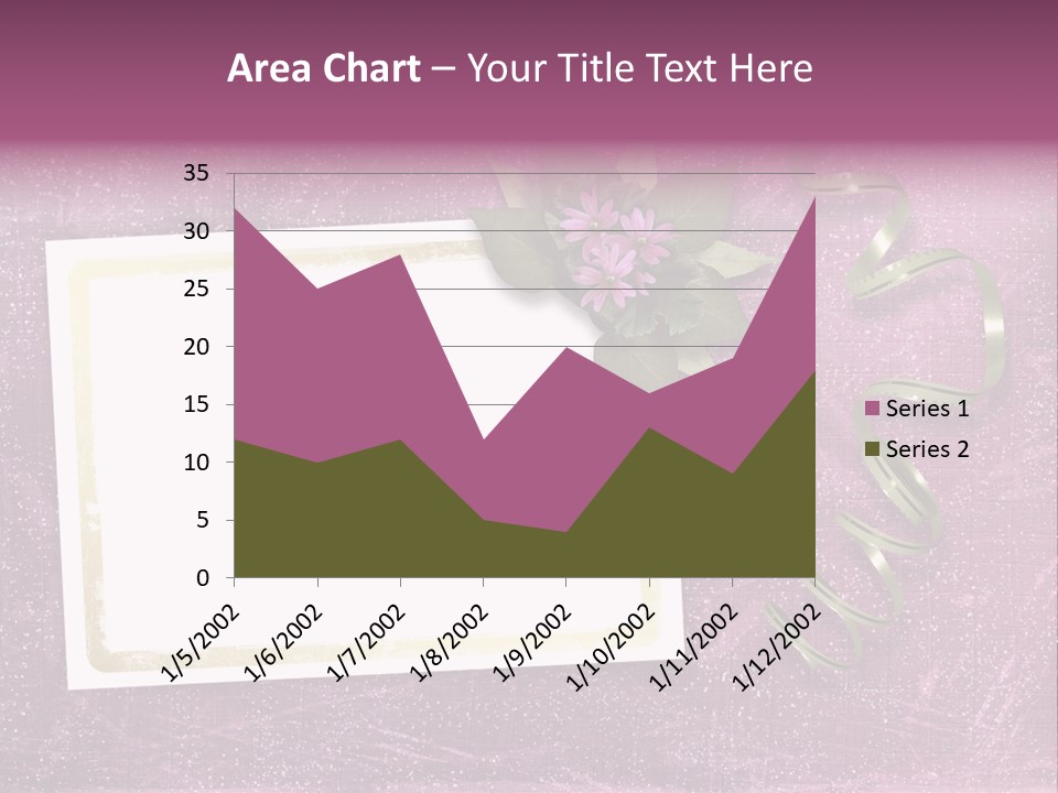 Pink Nature Album PowerPoint Template