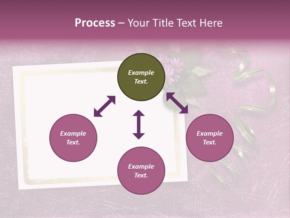 Pink Nature Album PowerPoint Template