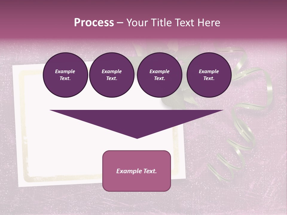 Pink Nature Album PowerPoint Template