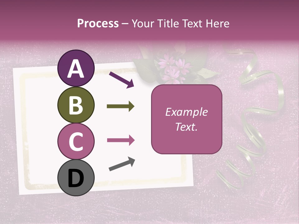 Pink Nature Album PowerPoint Template