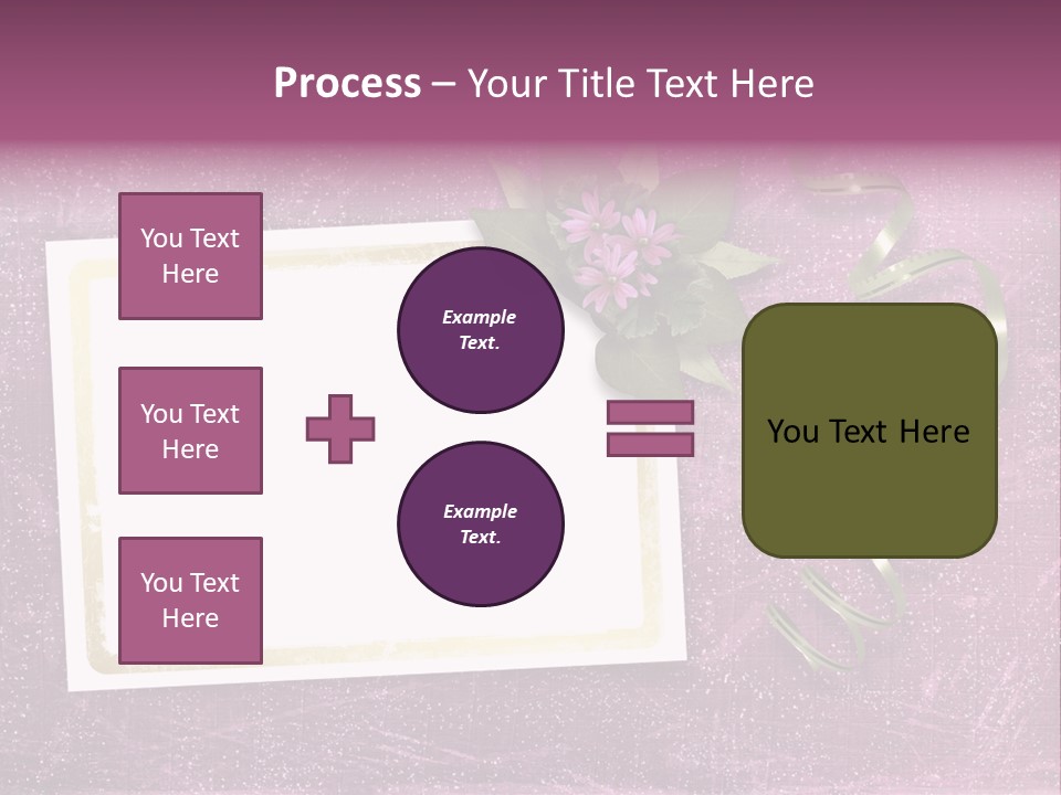 Pink Nature Album PowerPoint Template