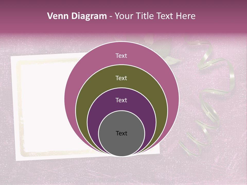 Pink Nature Album PowerPoint Template