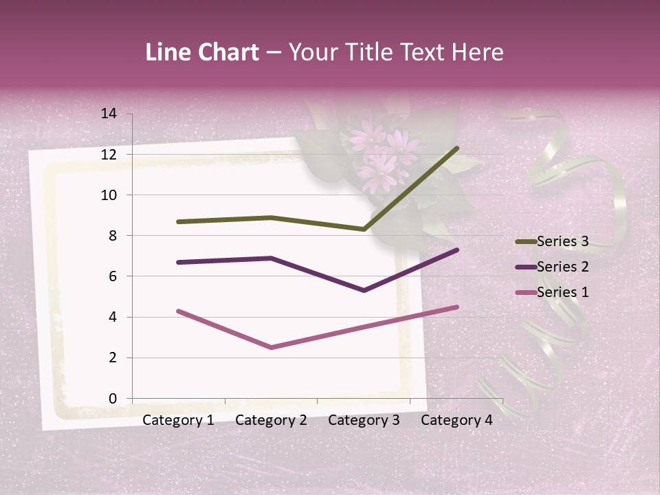 Pink Nature Album PowerPoint Template