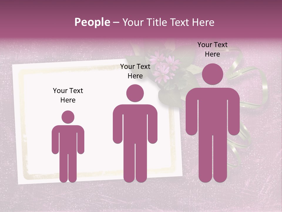 Pink Nature Album PowerPoint Template