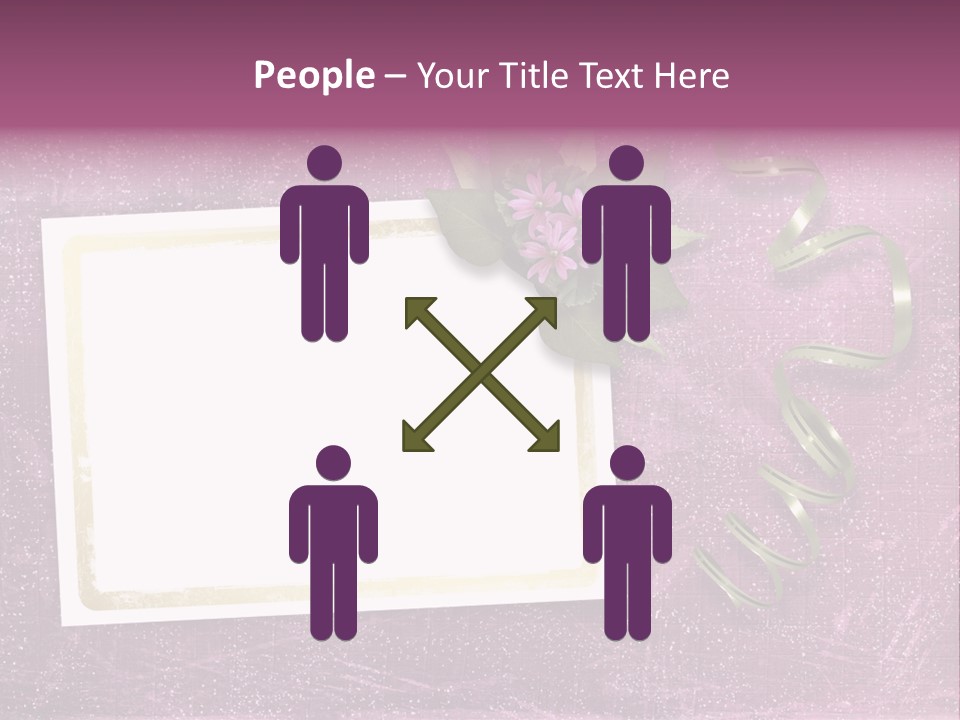 Pink Nature Album PowerPoint Template