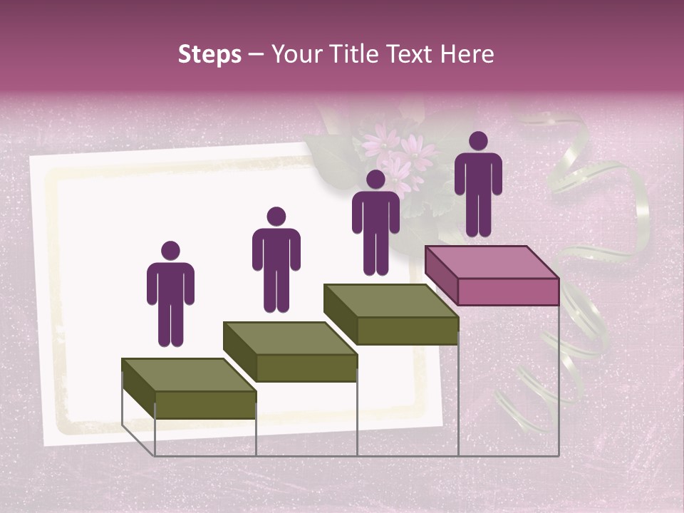 Pink Nature Album PowerPoint Template