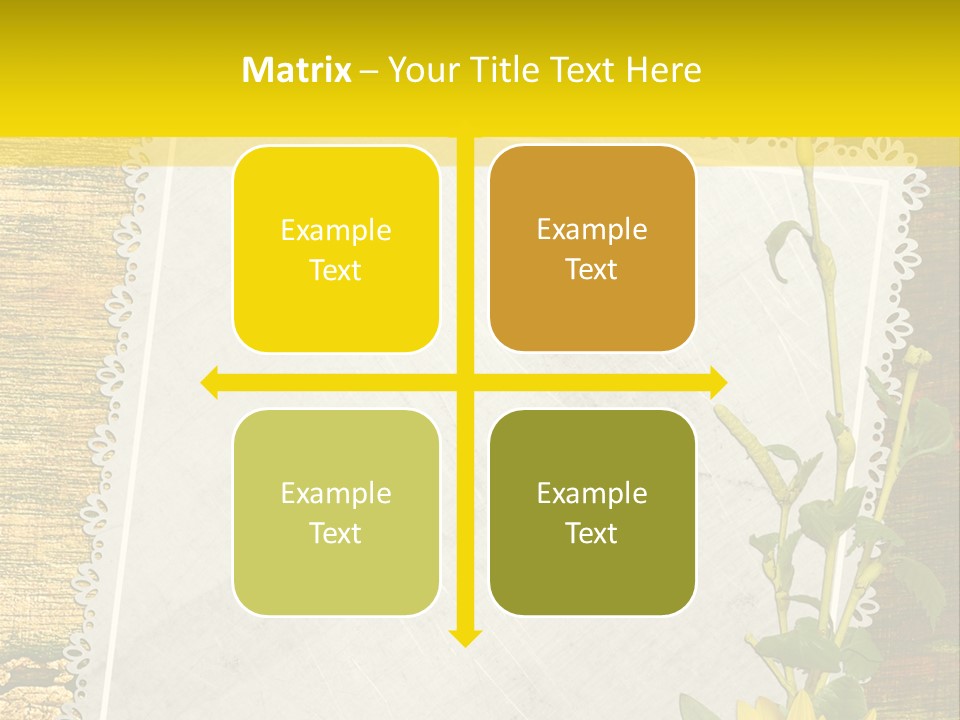 Card Design Wooden PowerPoint Template