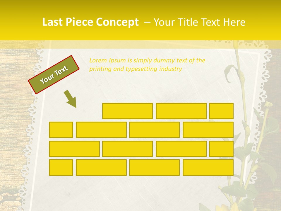 Card Design Wooden PowerPoint Template