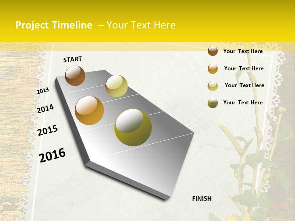 Card Design Wooden PowerPoint Template