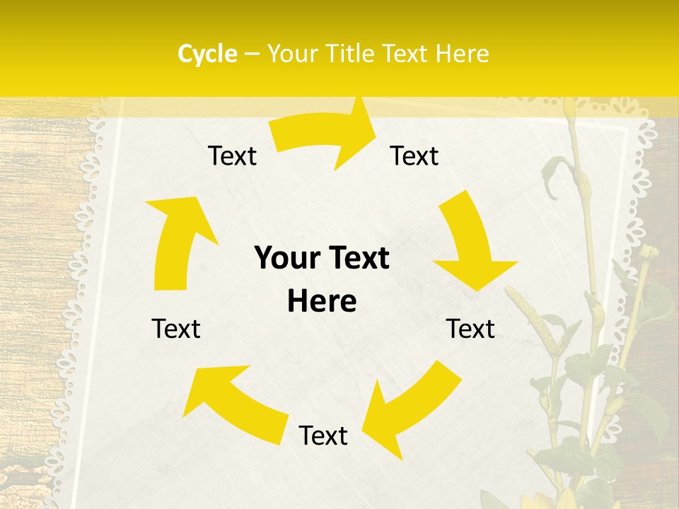 Card Design Wooden PowerPoint Template