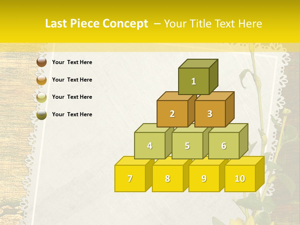 Card Design Wooden PowerPoint Template