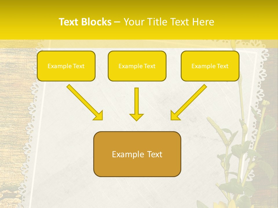Card Design Wooden PowerPoint Template