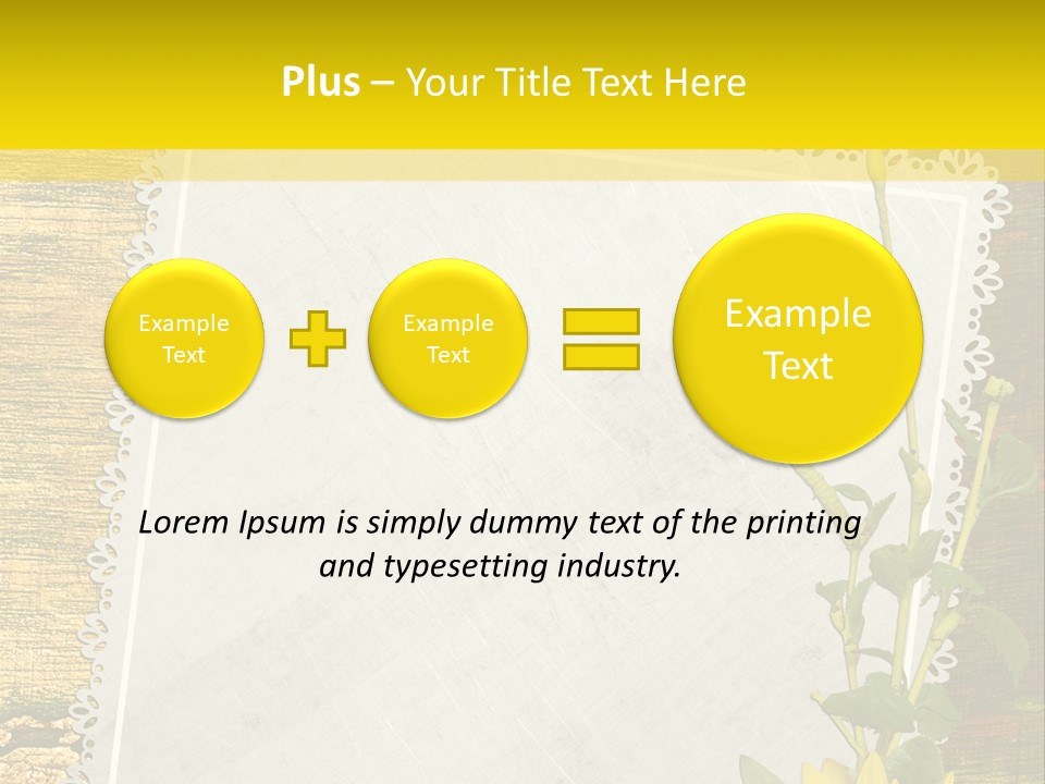 Card Design Wooden PowerPoint Template