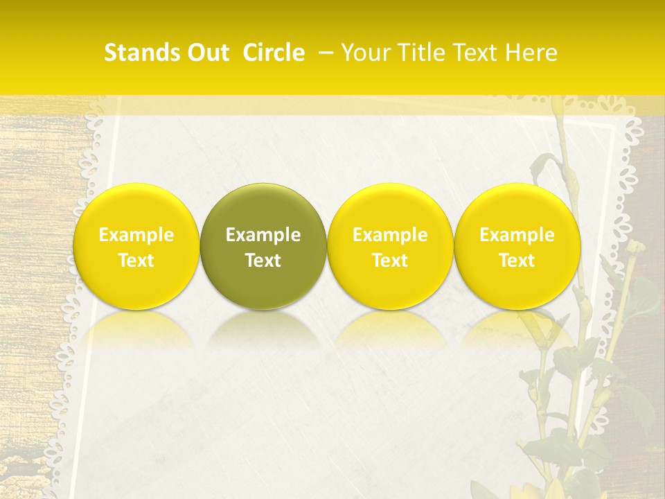 Card Design Wooden PowerPoint Template