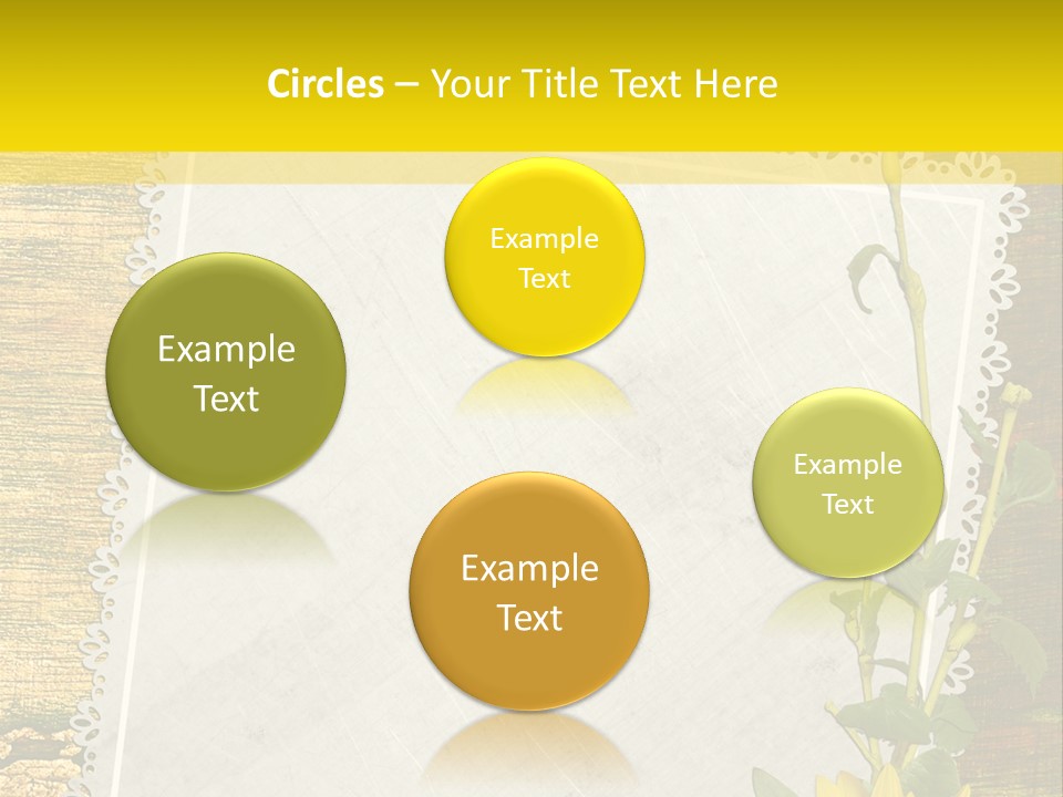 Card Design Wooden PowerPoint Template