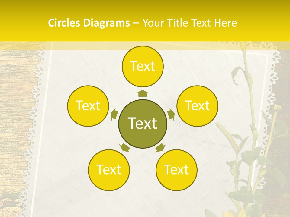 Card Design Wooden PowerPoint Template