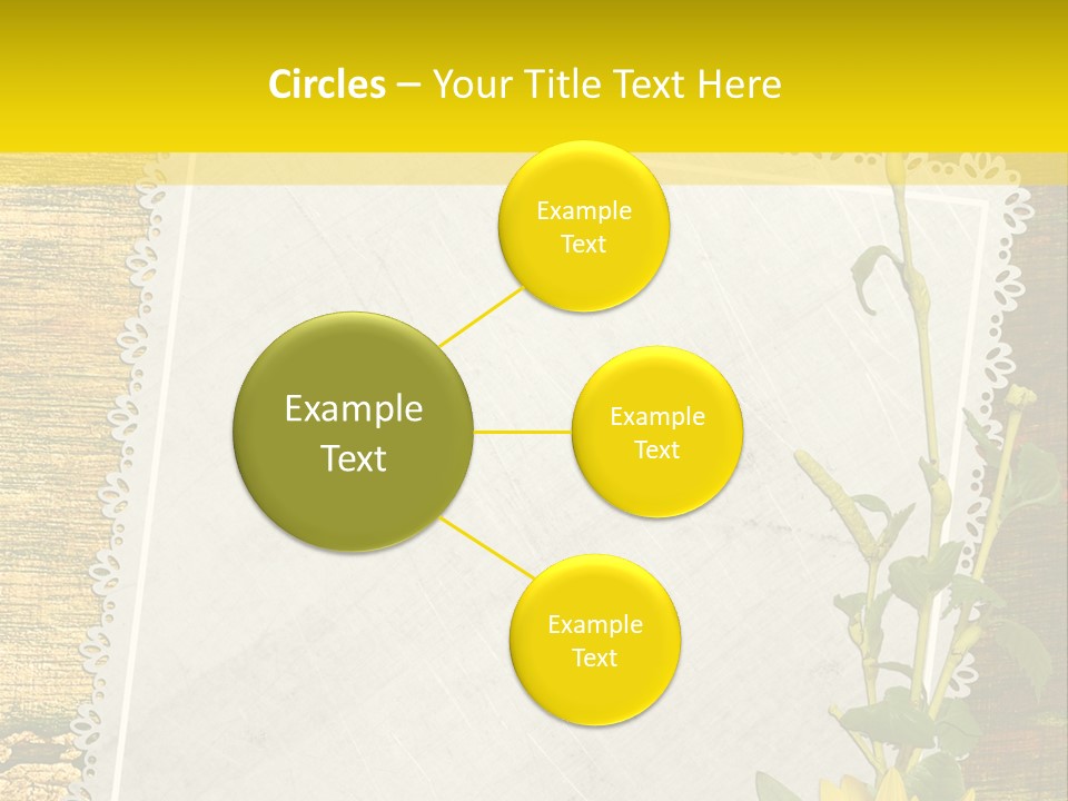 Card Design Wooden PowerPoint Template