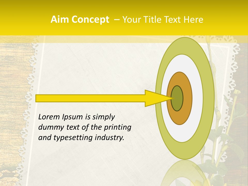 Card Design Wooden PowerPoint Template