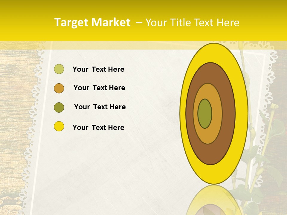 Card Design Wooden PowerPoint Template