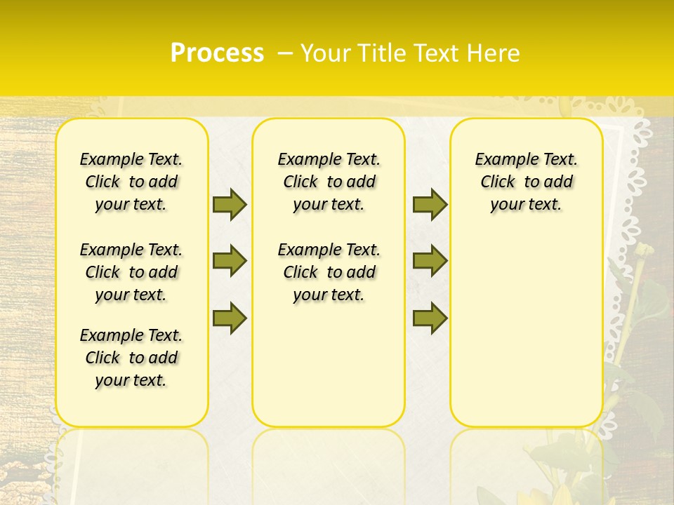 Card Design Wooden PowerPoint Template