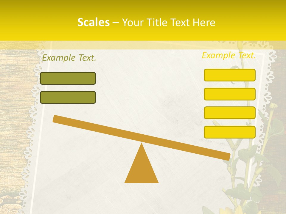 Card Design Wooden PowerPoint Template