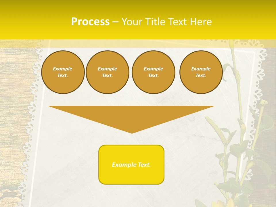 Card Design Wooden PowerPoint Template