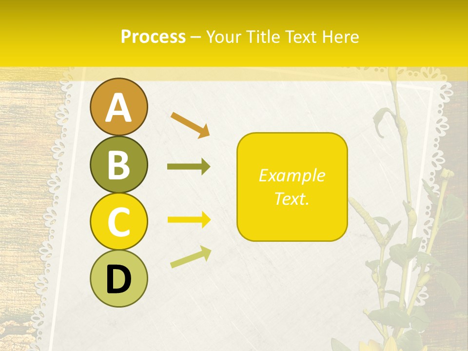 Card Design Wooden PowerPoint Template