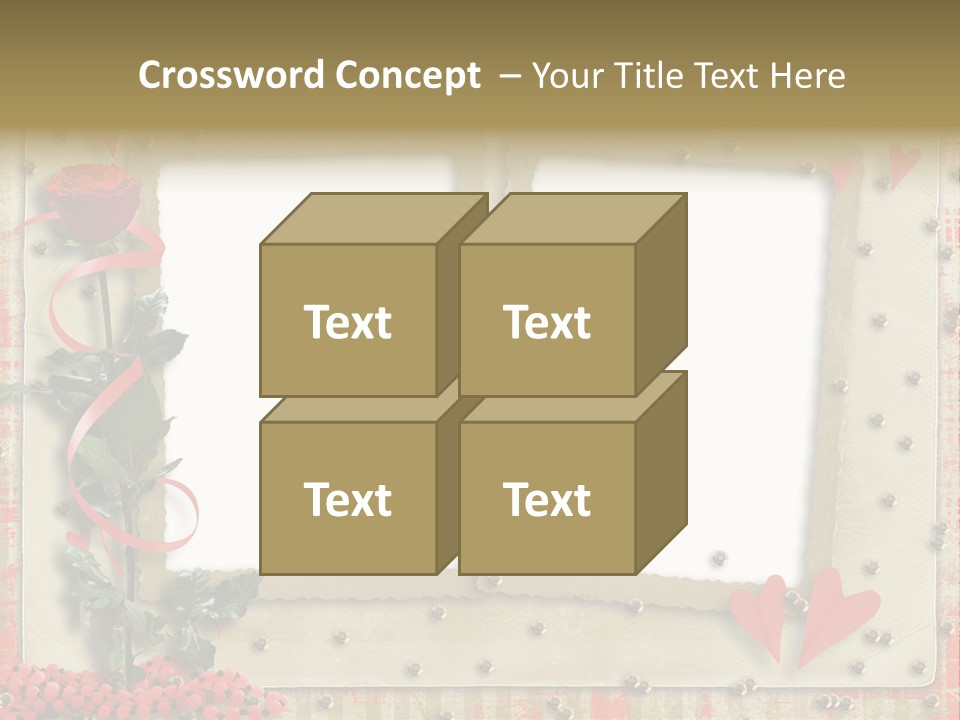 Paper Valentine Day PowerPoint Template