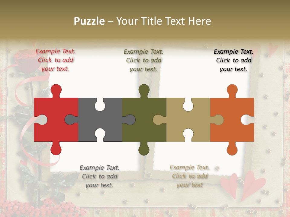 Paper Valentine Day PowerPoint Template