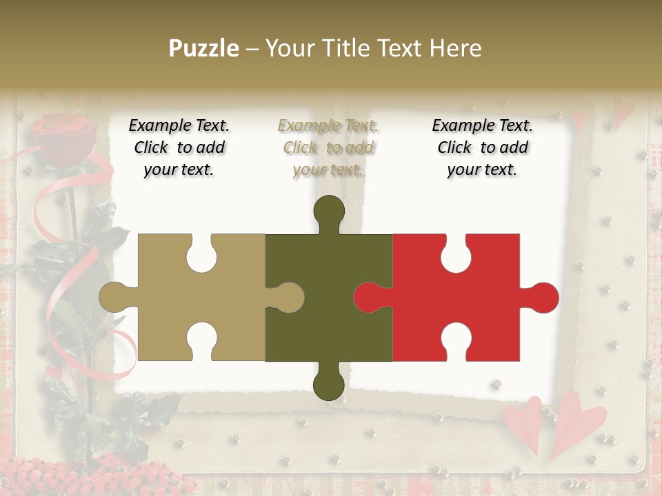 Paper Valentine Day PowerPoint Template