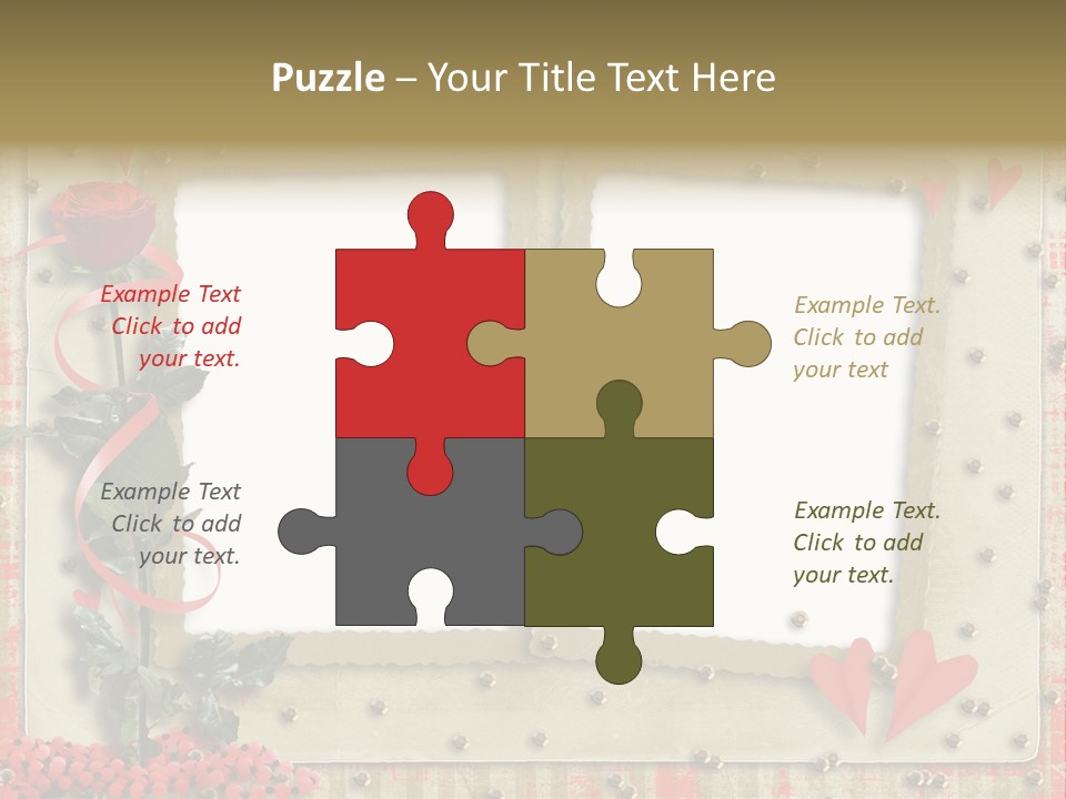 Paper Valentine Day PowerPoint Template