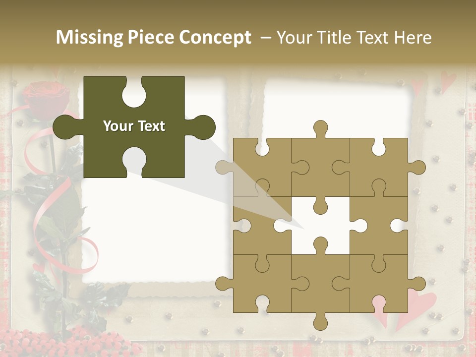 Paper Valentine Day PowerPoint Template