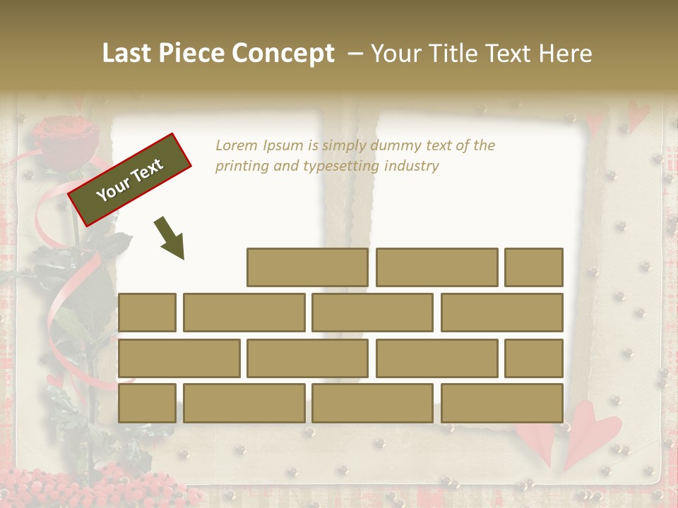 Paper Valentine Day PowerPoint Template