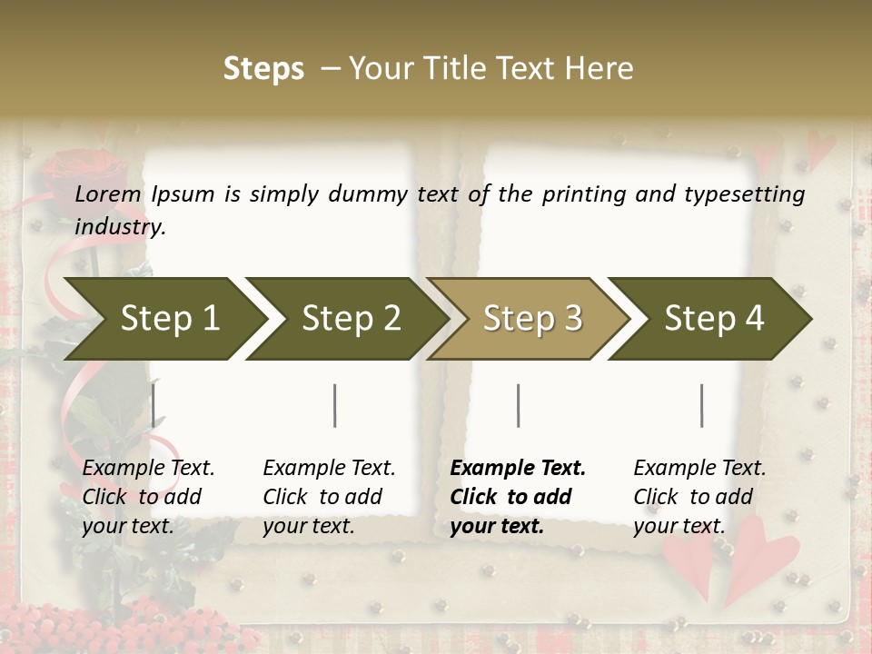 Paper Valentine Day PowerPoint Template