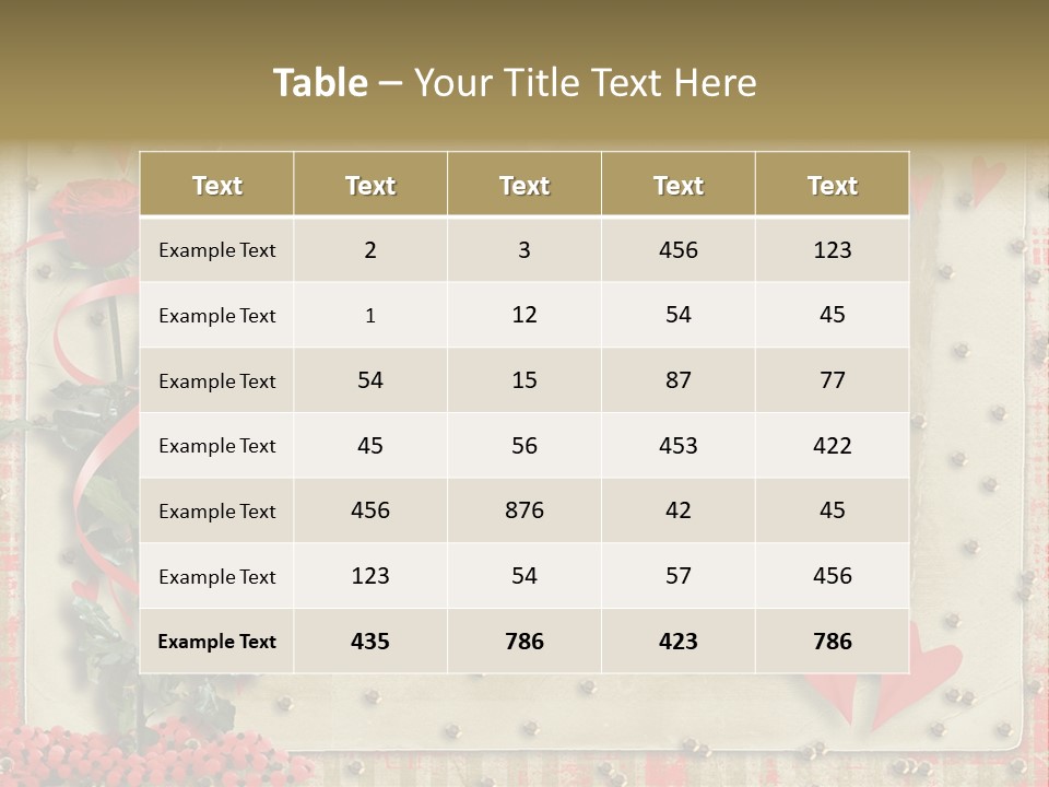 Paper Valentine Day PowerPoint Template